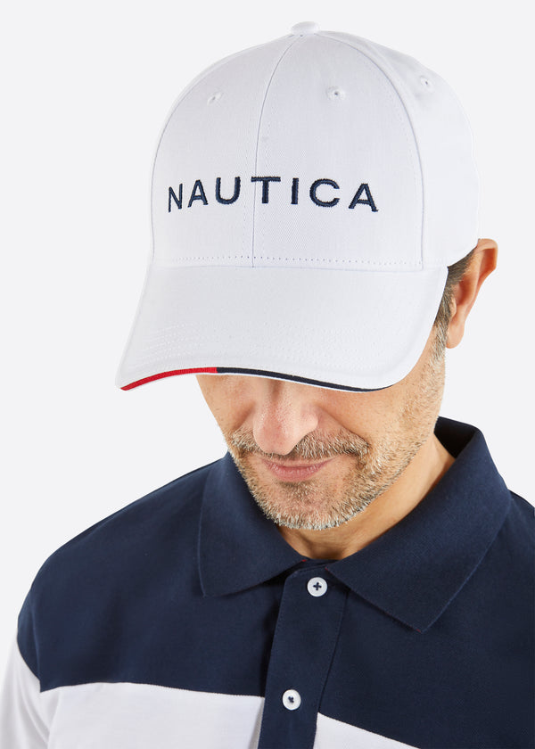 Nautica Competition Baldwin Snapback Cap - White