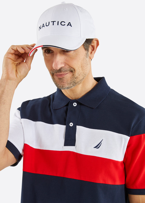 nautica competition Baldwin Snapback Cap - White