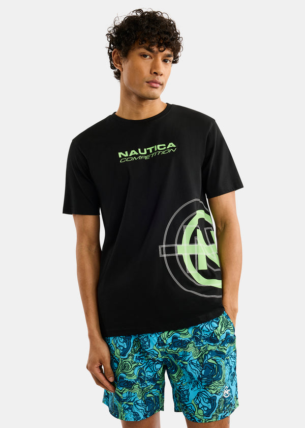 nautica competition Ballymore T-Shirt - Black