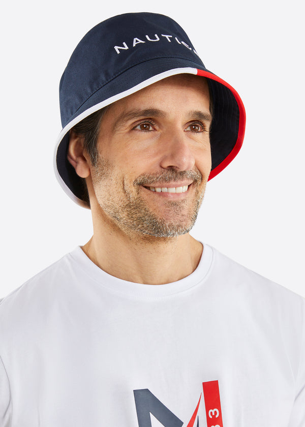 nautica competition Bell Bucket Hat - Dark Navy
