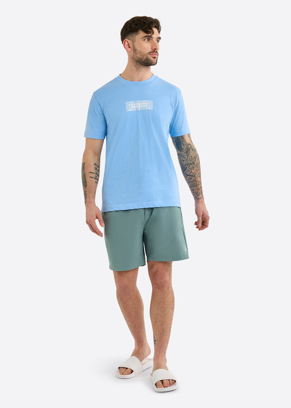 Nautica Competition Bodmin T-Shirt - Natural Blue