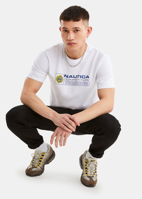 Nautica Competition Caremel T-Shirt - White