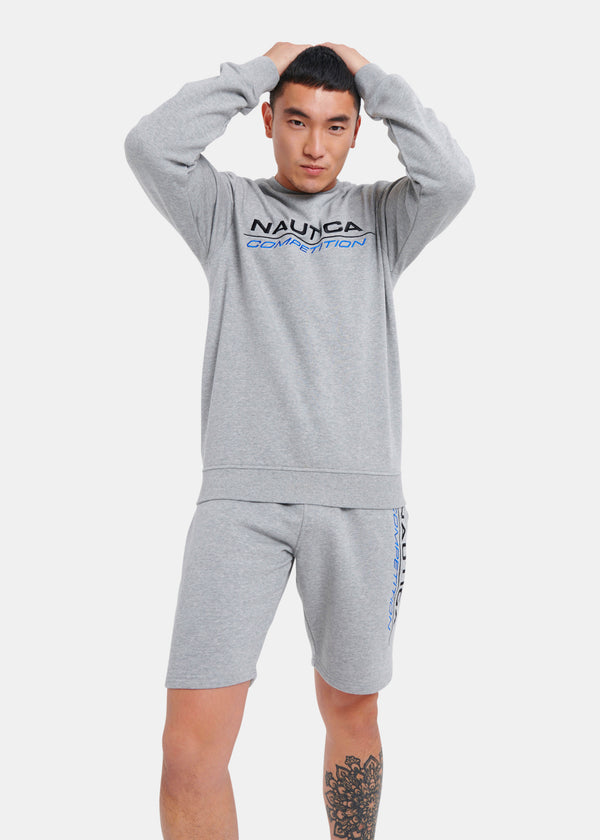 nautica competition Nautica Competition Collier 2 Sweatshirt - Grey Marl