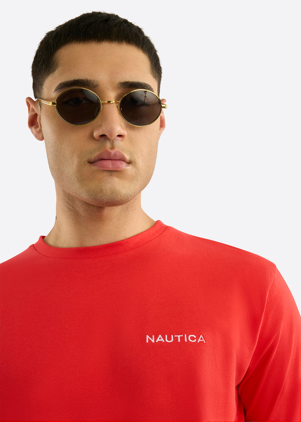 Nautica Competition Cragsmoor T Shirt - Red