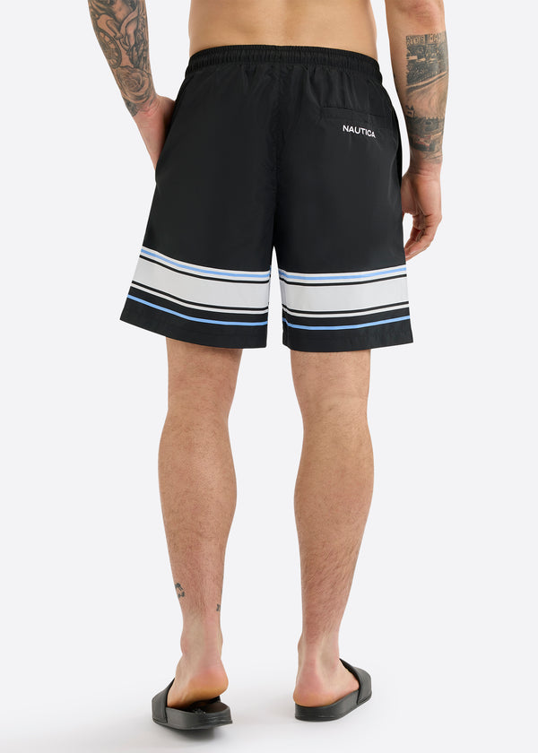 Nautica Competition Cromer 7" Swim Short - Black