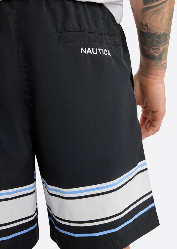 Nautica Competition Cromer 7" Swim Short - Black