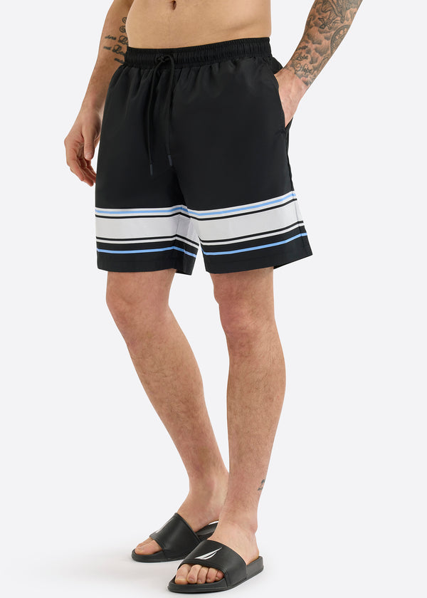 nautica competition Cromer 7" Swim Short - Black