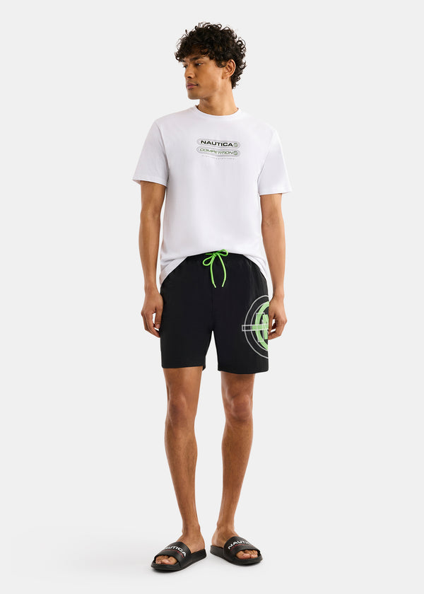 Nautica Competition Crumlin 6" Swim Short - Black