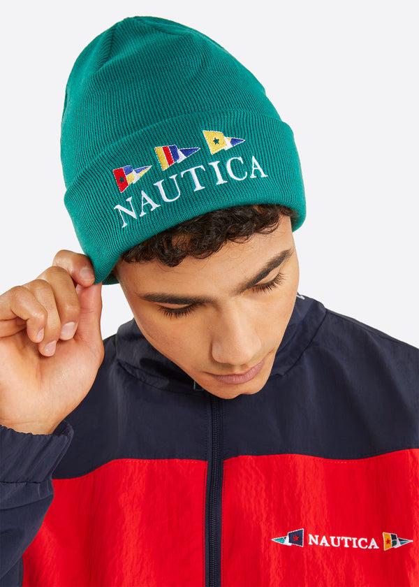 Nautica Competition Deltona Beanie - Marine Green