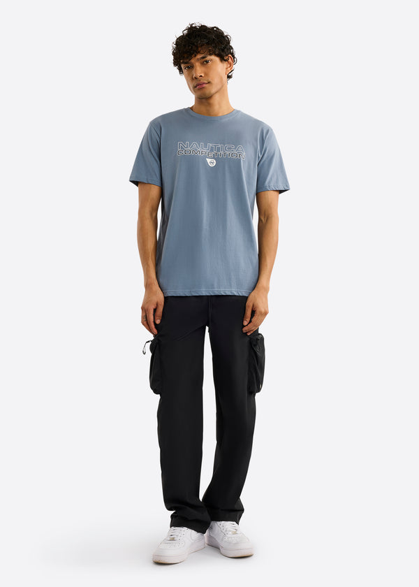 Nautica Competition Effin T-Shirt - Slate Blue