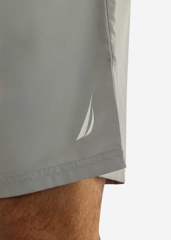 Nautica Competition Guam 6" Swim Short - Light Grey