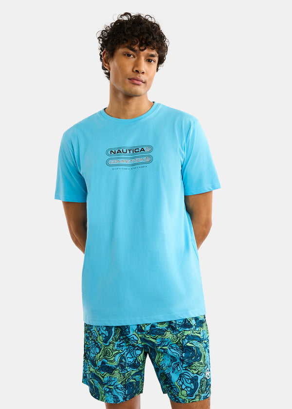 nautica competition Inver T-Shirt - Aruba Blue