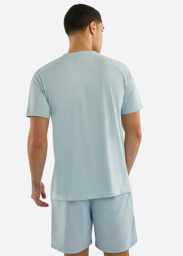 Nautica Competition Keansburg T Shirt - Light Blue