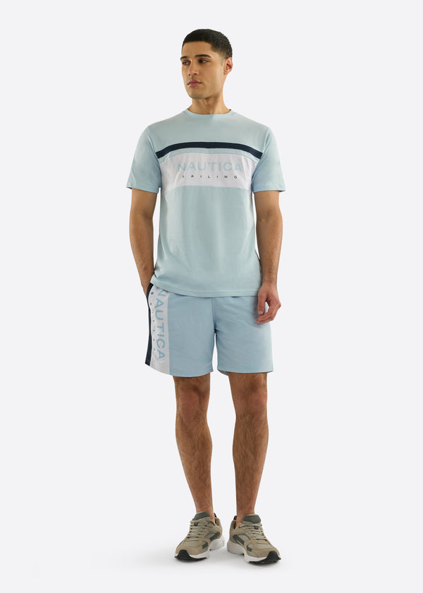 Nautica Competition Keansburg T Shirt - Light Blue
