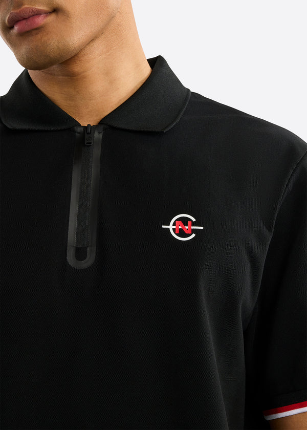 Nautica Competition Kenny Polo Shirt - Black