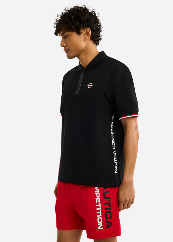 nautica competition Kenny Polo Shirt - Black