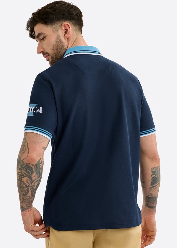 Nautica Competition Knowle Polo Shirt - Dark Navy