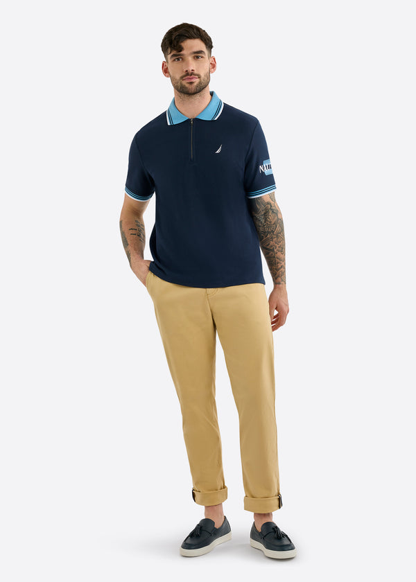 Nautica Competition Knowle Polo Shirt - Dark Navy