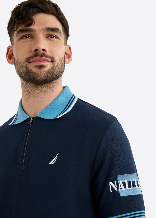 Nautica Competition Knowle Polo Shirt - Dark Navy