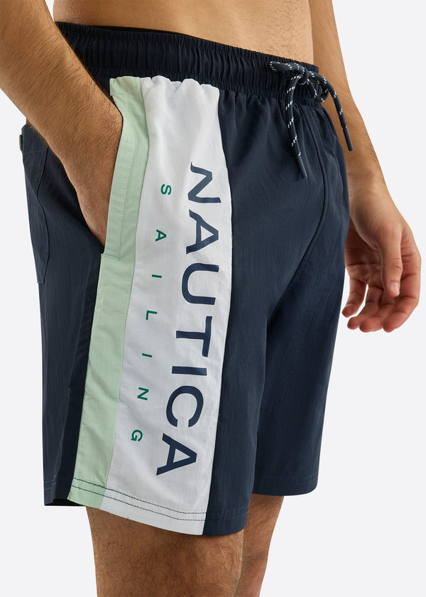 Nautica Competition Knox 2 6" Swim Shorts - Dark Navy