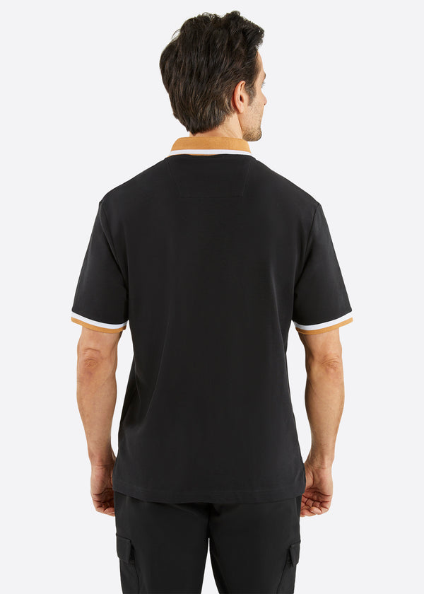 Nautica Competition Latok Polo Shirt - Black