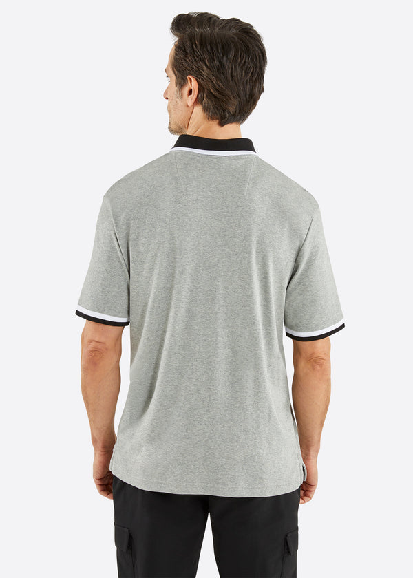 Nautica Competition Latok Polo Shirt - Grey Marl