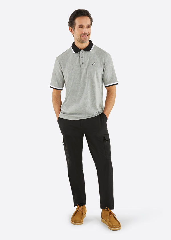 Nautica Competition Latok Polo Shirt - Grey Marl