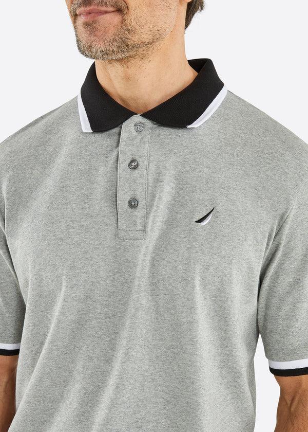 Nautica Competition Latok Polo Shirt - Grey Marl