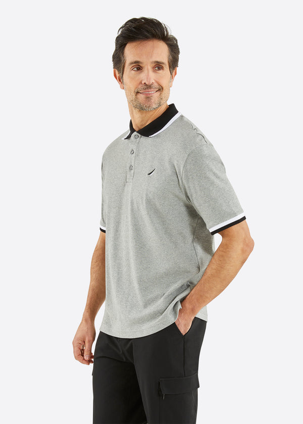 nautica competition Latok Polo Shirt - Grey Marl
