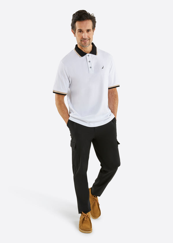 Nautica Competition Latok Polo Shirt - White