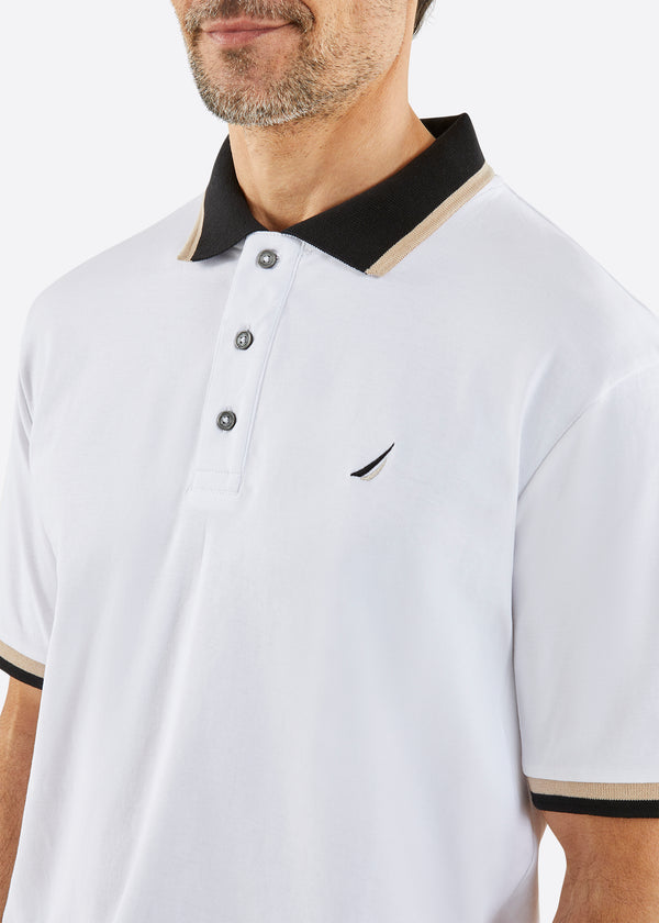 Nautica Competition Latok Polo Shirt - White