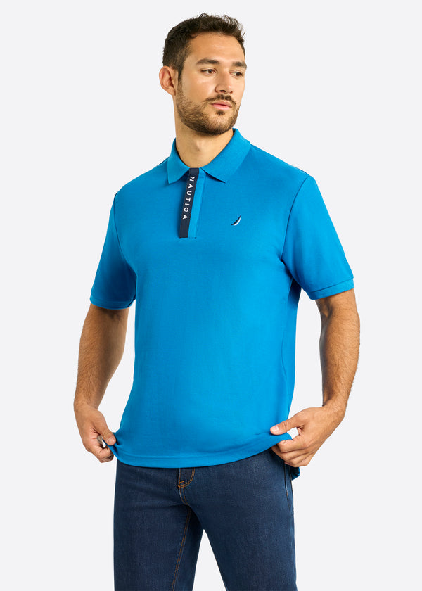 nautica competition Linford Polo Shirt - Blue