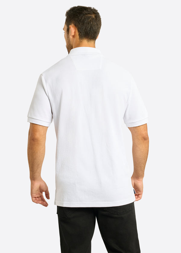 Nautica Competition Linford Polo Shirt - White