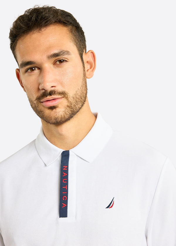 Nautica Competition Linford Polo Shirt - White