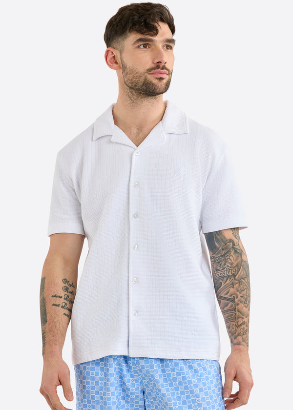 nautica competition Lundy Short Sleeve Shirt - White