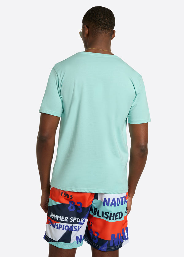 Nautica Competition Lutz T-Shirt - Aqua