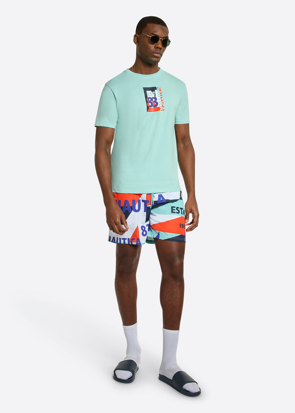 Nautica Competition Lutz T-Shirt - Aqua