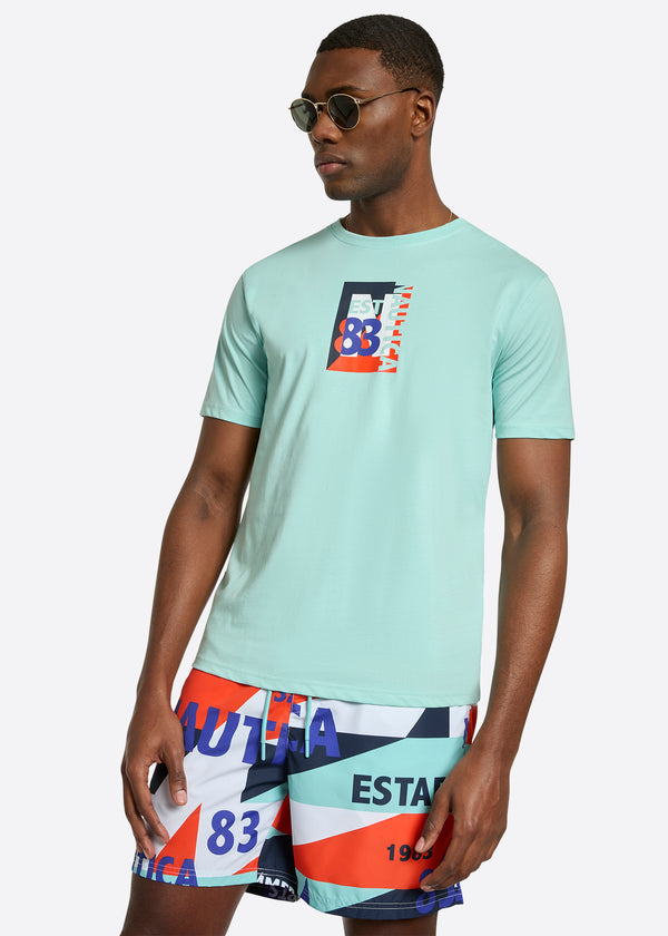 nautica competition Lutz T-Shirt - Aqua