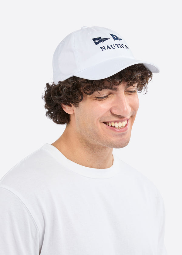 Nautica Competition Malone Strapback Cap - White