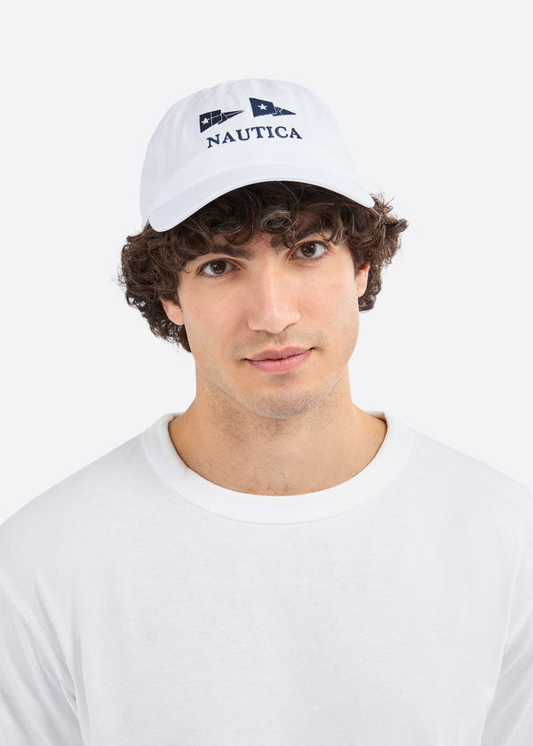 nautica competition Malone Strapback Cap - White