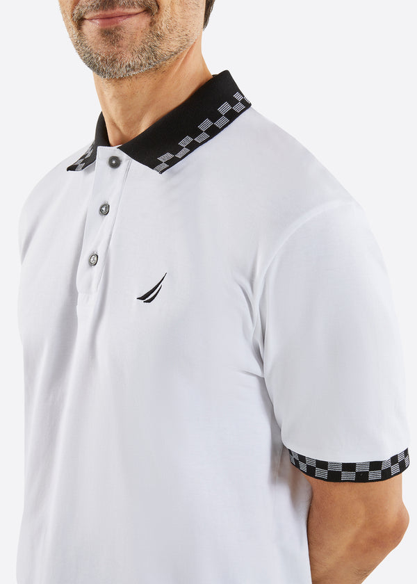 Nautica Competition Maverick Polo Shirt - White