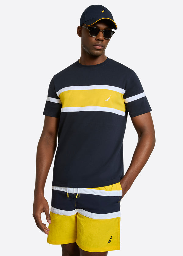 nautica competition Mikhail T-Shirt - Dark Navy