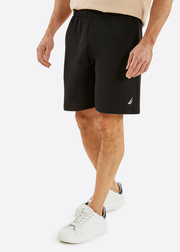 nautica competition Minoa 7.5" Fleece Short - Black