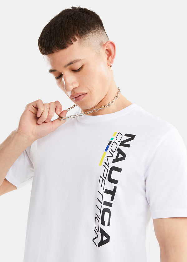 Nautica Competition Morse T-Shirt - White