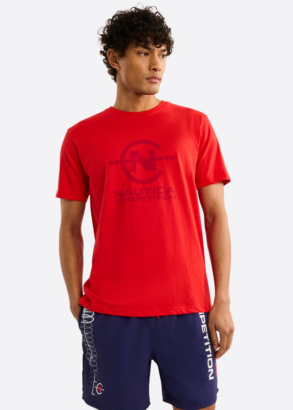 nautica competition Newry T-Shirt - True Red