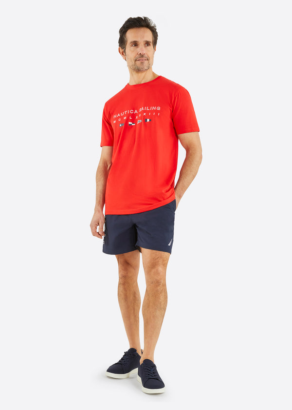 Nautica Competition Nomos T-Shirt - True Red