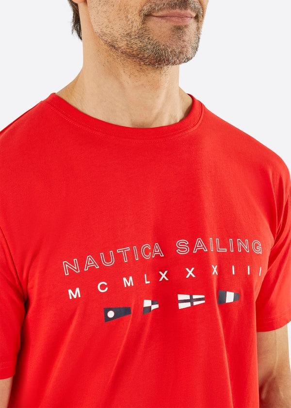 Nautica Competition Nomos T-Shirt - True Red