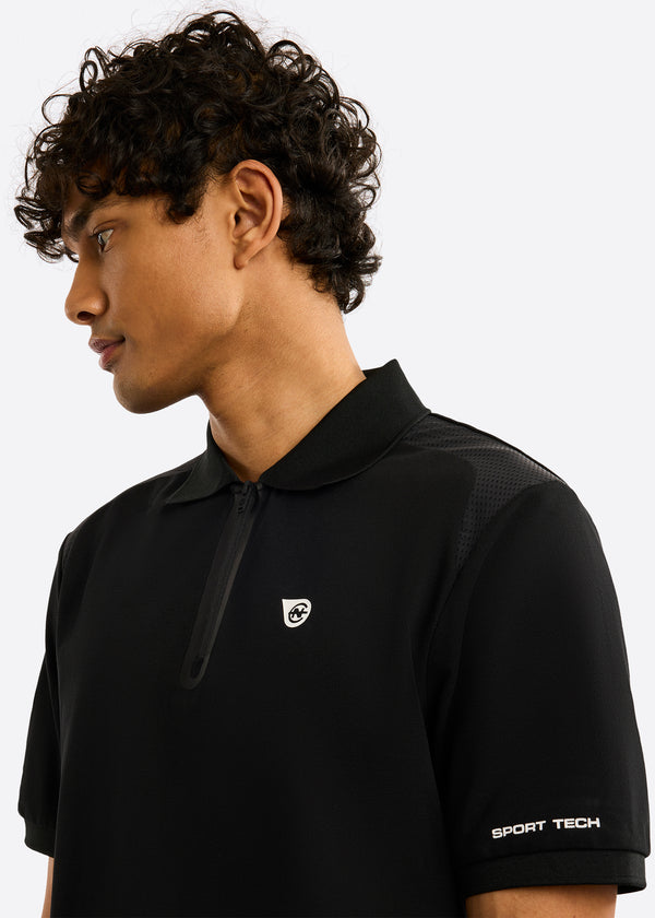 Nautica Competition Patrick Polo Shirt - Black