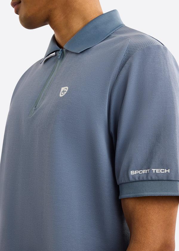 Nautica Competition Patrick Polo Shirt - Slate Blue