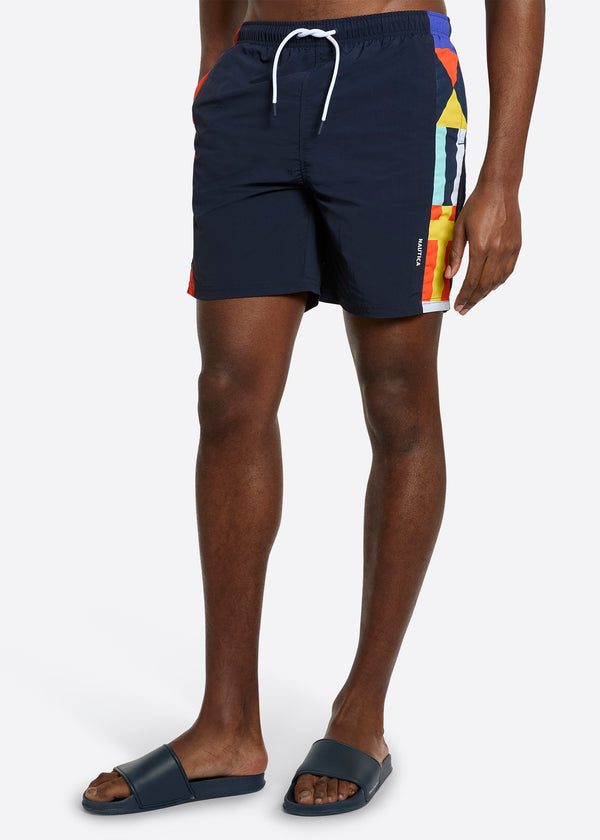 nautica competition Pietro 7" Swim Short - Dark Navy